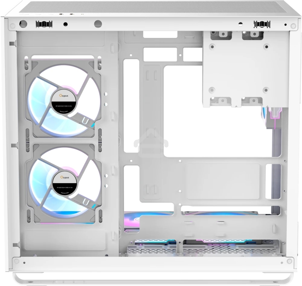 Компьютерный корпус Ocypus Iota C70 WH ARGb ATX/win/белый/6 ARGb fans/no PSU/Tempered Glass