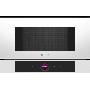 Микроволновая печь встраиваемая Bosch BFL7221W1 белый, 21 л, 900 Вт, переключатели - поворотный механизм/сенсор