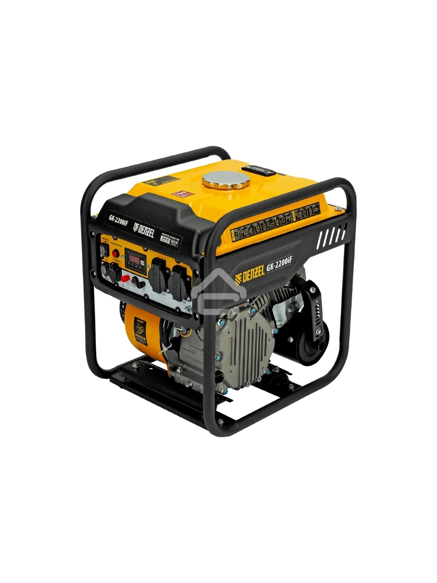 Электрогенератор бензиновый инверторный Denzel GK-2200iF, 2.2 кВт, 95 дБ, 27 кг