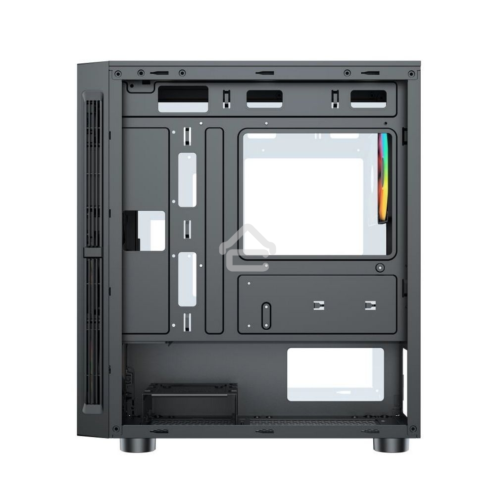 Компьютерный корпус ACD Citadel 104 ATX, черный, USB 3.0x1+USB 2.0x2+HD audio,3x12см F1 ARGb fans at front(Slave fans),1x12см F1 ARGb fan at rear (Master fan)