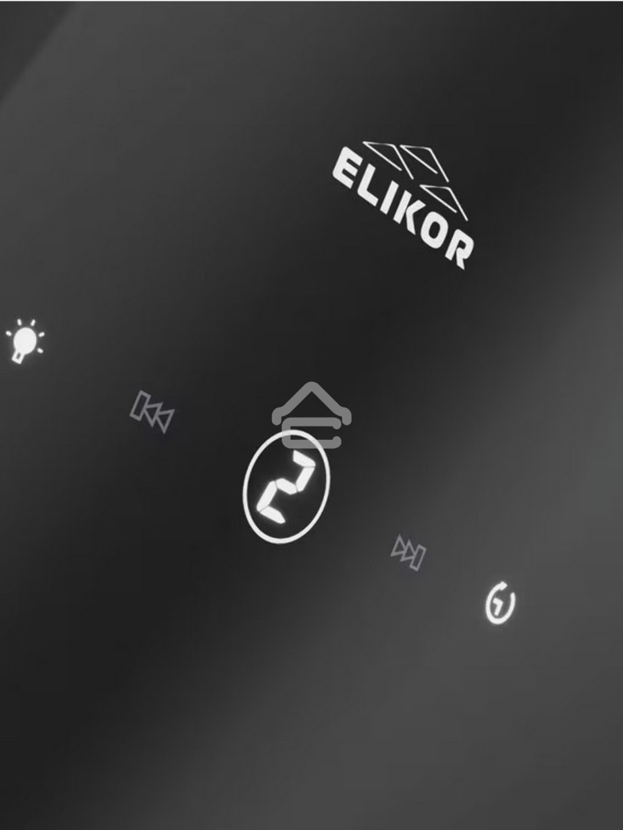 Вытяжка наклонная Elikor Rise BK 50 черный, 50 см, 750 куб. м/ч, 56 дБ