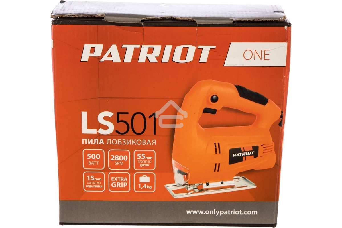 Лобзик Patriot LS 501 THE ONE мощность 500 Вт, макс. толщина дерева 55мм