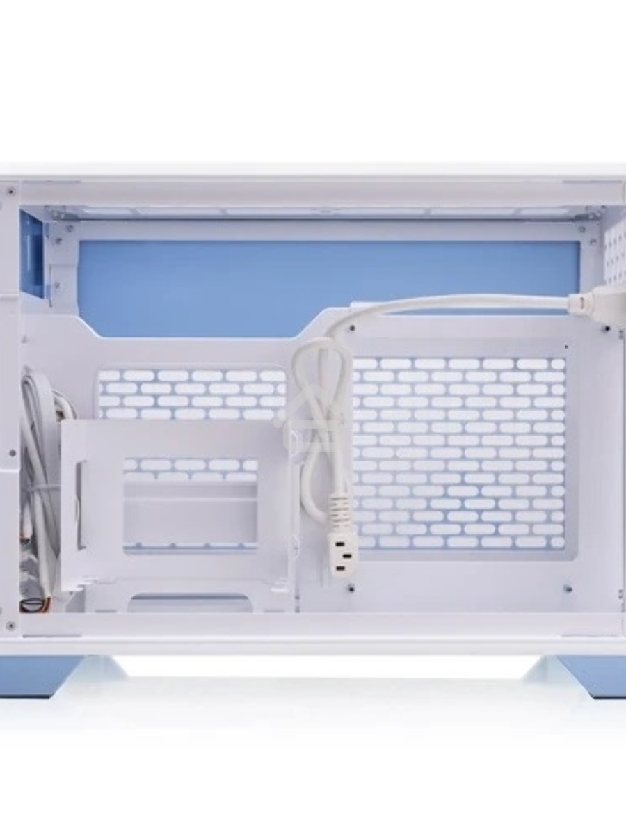 Корпус Thermaltake TR100, без БП, SFF, голубой, 0, 8x140mm 2x200mm