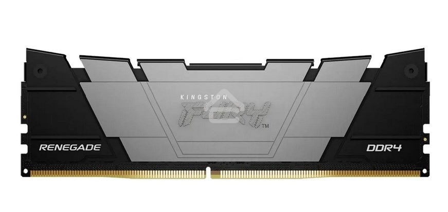 Оперативная память Kingston Fury Renegade, DDR4, 16GB (2x8GB), 4600MHz, CL19, DIMM, с радиатором, черный