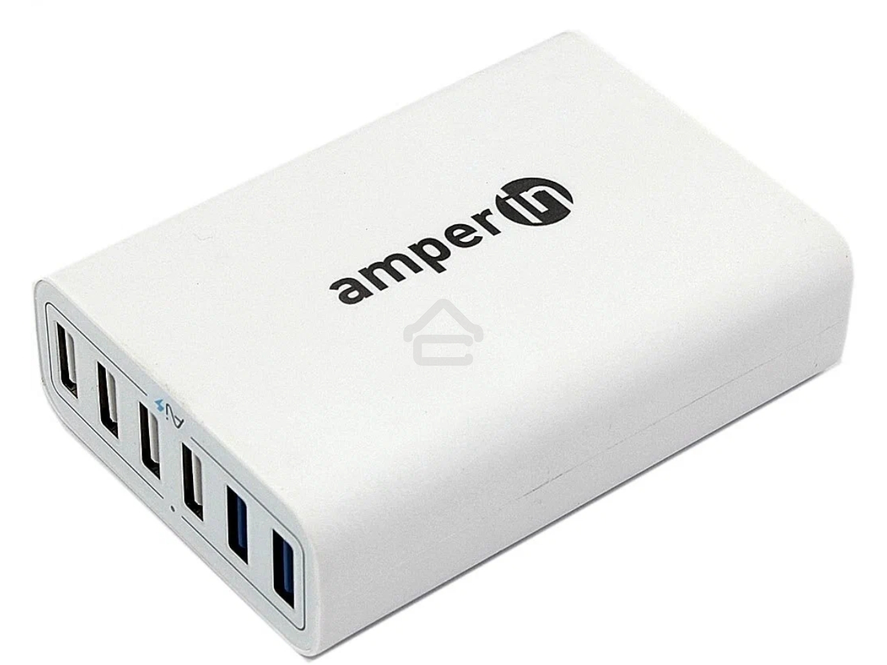 Блок питания (сетевой адаптер) Amperin Quick Charge 6-port QC 3.0 USB (YDS-TC060-4-2-0), белый