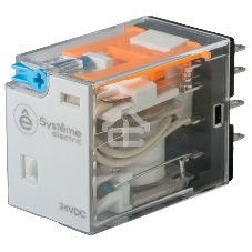 Реле 5A 4CO 24VDC тест кнопка LED