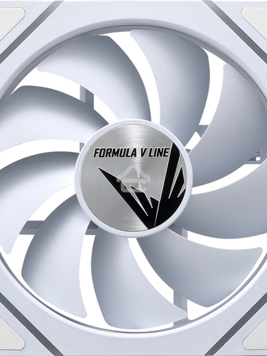 Вентилятор для корпуса Aerocool / Formula Floe Plus 12WH ARPW ARGB белый, 120 мм, 1500 об/мин, 26.8 дБ, 4 pin