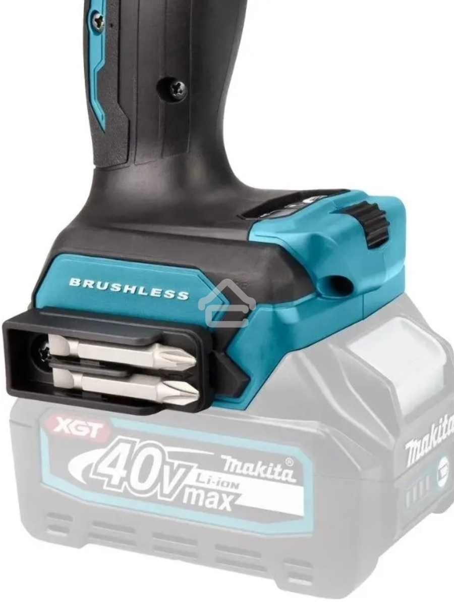 Дрель-шуруповерт Makita DF001GZ, Аккумуляторная, 40В, Без АКБ и ЗУ