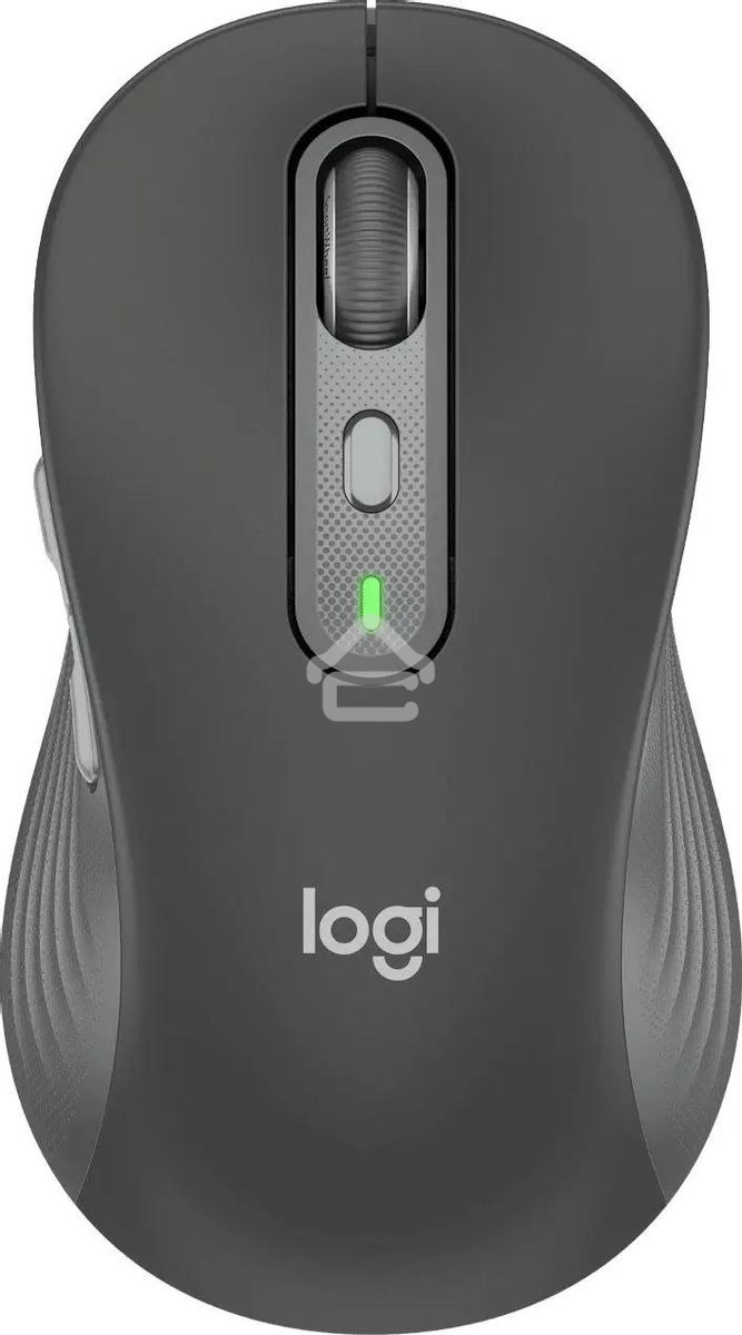 Мышь беспроводная Logitech M750 L Large графитовый, 4000 dpi, радиоканал, Bluetooth, USB, кнопки - 5