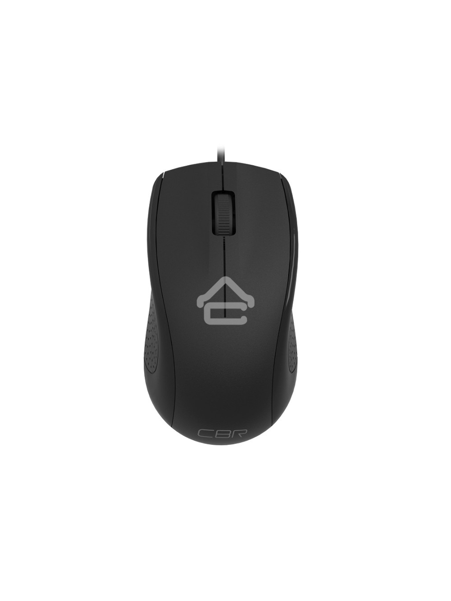 Мышь проводная CBR CM 107 черный, 1000 dpi, USB, кнопки - 3