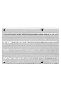 Корпус Qumo Aluminum case without fan,  Raspberry Pi 3, silver(RS024)