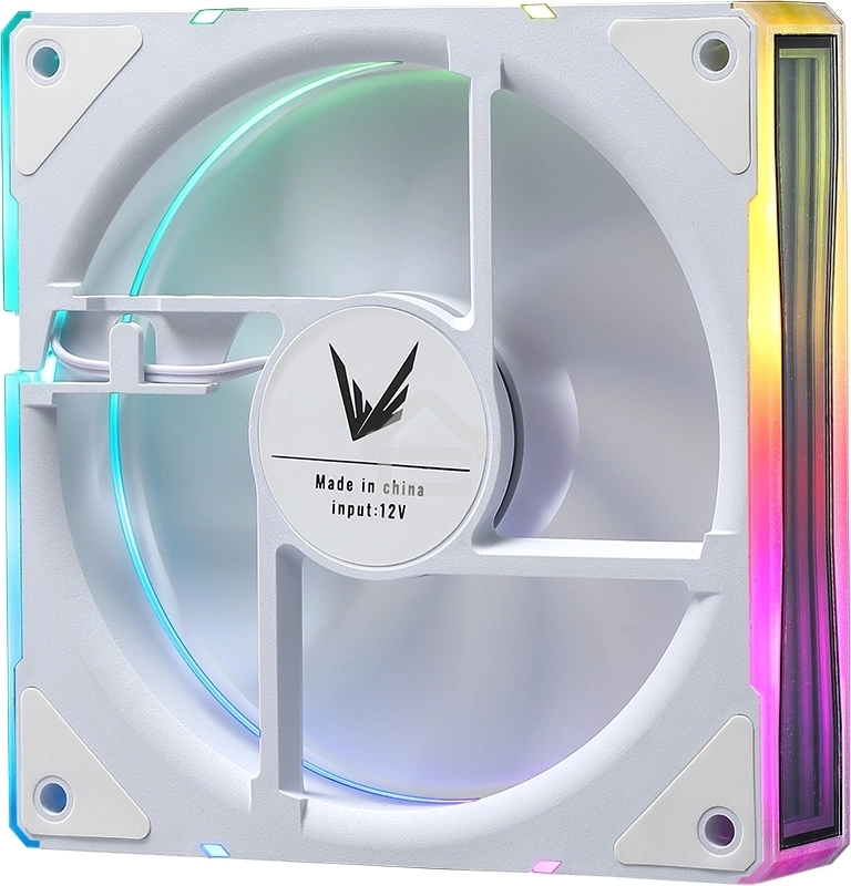 Вентилятор для корпуса Aerocool/Formula Floe Plus 12WH ARPW ARGb белый, 120 мм, 1500 об/мин, 26.8 дБ, 4 pin