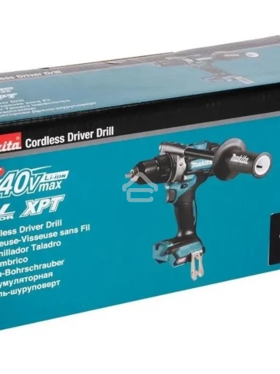 Дрель-шуруповерт Makita DF001GZ, Аккумуляторная, 40В, Без АКБ и ЗУ