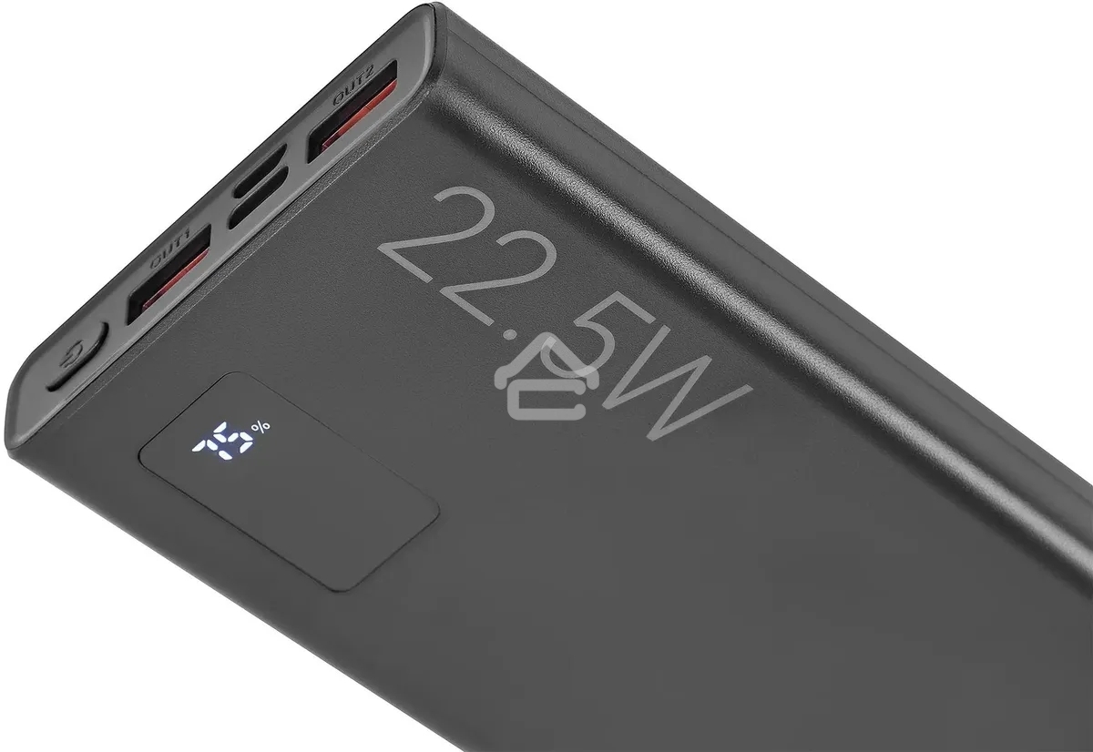 Портативный аккумулятор Digma DGPF10A 10000mAh QC3.0/PD3.0 22.5W 5A 2xUSB-A/USB-C черный