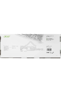 Клавиатура Acer OKW301 (ZL.KBDCC.01B) проводная, USB, белый