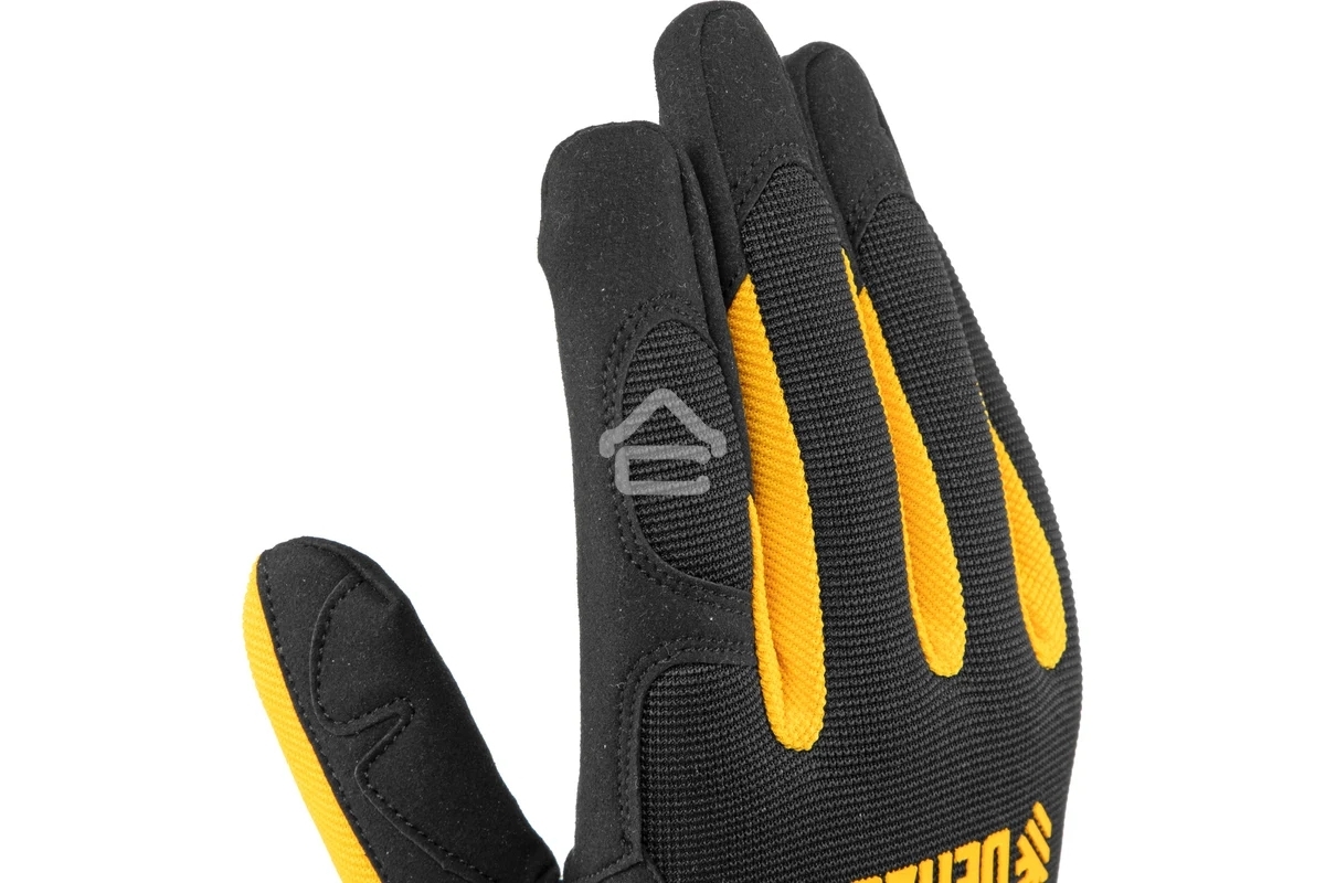 Перчатки универсальные Denzel 67994 на липучке, размер 10