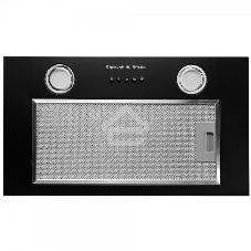 Вытяжка встраиваемая Zigmund & Shtain K 016.5 B черный, 52 см, 1050 куб. м/ч, 60 дБ