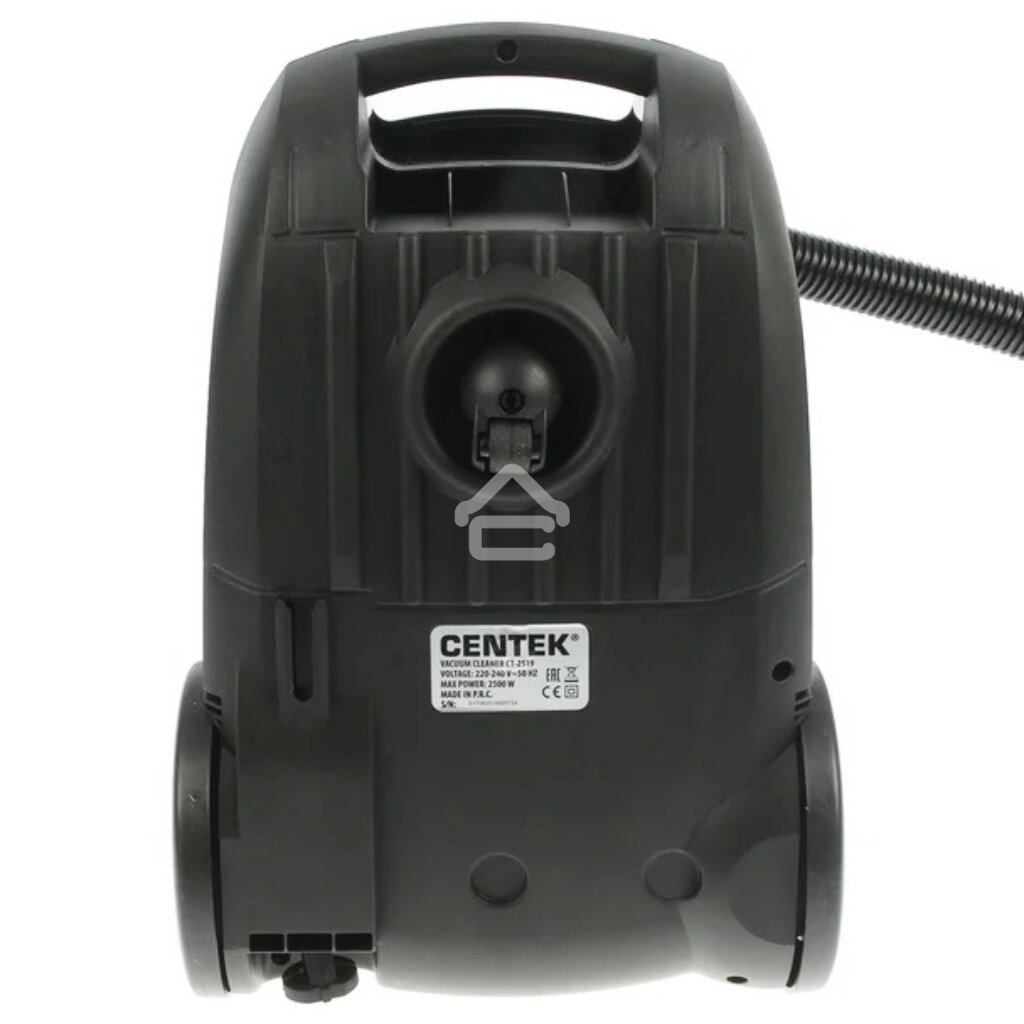 Пылесос Centek CT-2519 черный/хром, 500/2500 Вт, уборка сухая, пылесборник мешок, 4 л