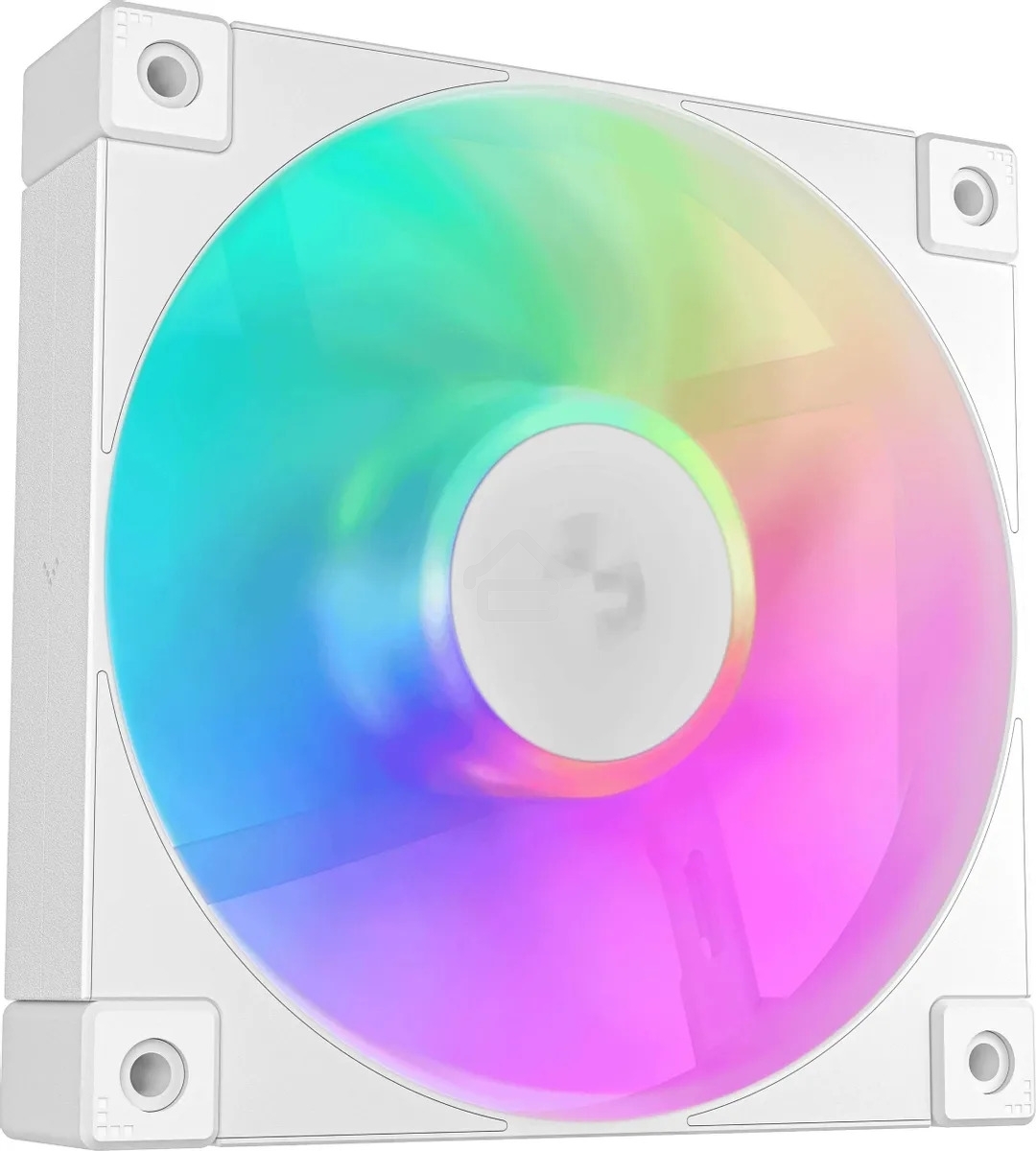 Вентилятор для корпуса DEEPCOOL FD12 белый, 120 мм, 2050 об/мин, 26.9 дБ, 4 pin