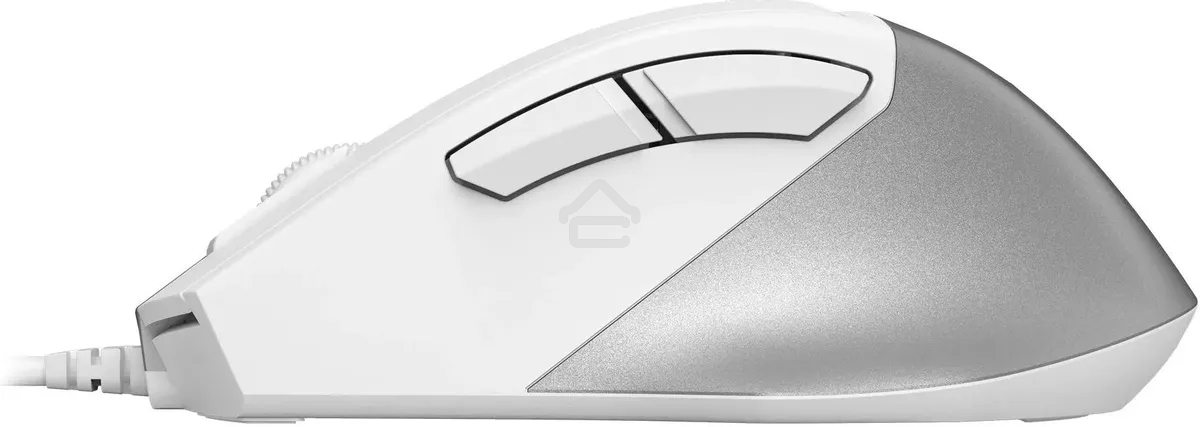 Мышь проводная A4Tech Fstyler FM45S Air белый/серебристый, 2400 dpi, USB, кнопки - 7