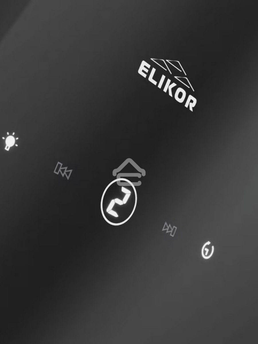 Вытяжка наклонная Elikor Rise BK 50 черный, 50 см, 750 куб. м/ч, 56 дБ