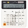 Калькулятор бухгалтерский Deli EM01010 белый 12-разр.