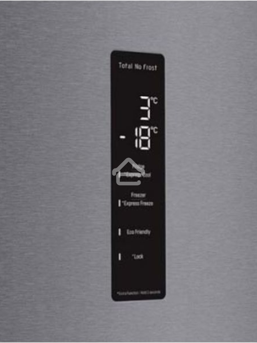 Холодильник LG GA-B509CLSL графитовый двухкамерный 277/107л морозилка снизу, No Frost