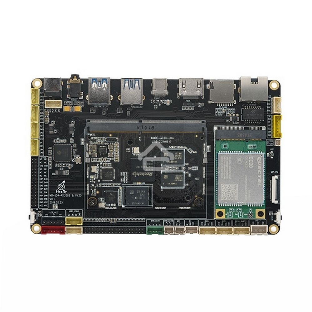Одноплатный компьютер Firefly AIO-3328JD4 1G / 8G, Core-3328-JD4 soldered with his backplane