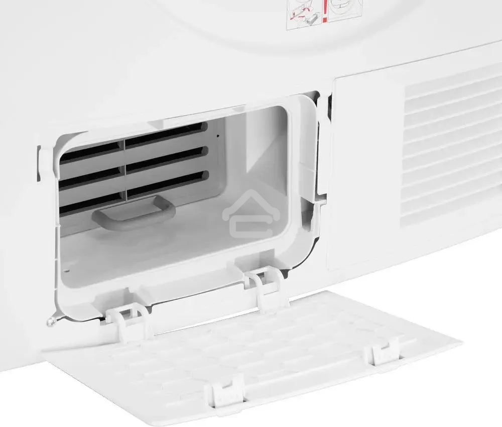 Сушильная машина MAUNFELD MFDM168WHE белый, 8 кг, сушка - конденсационная, программ - 16, 59.7 x 84.8 x 63.2 см