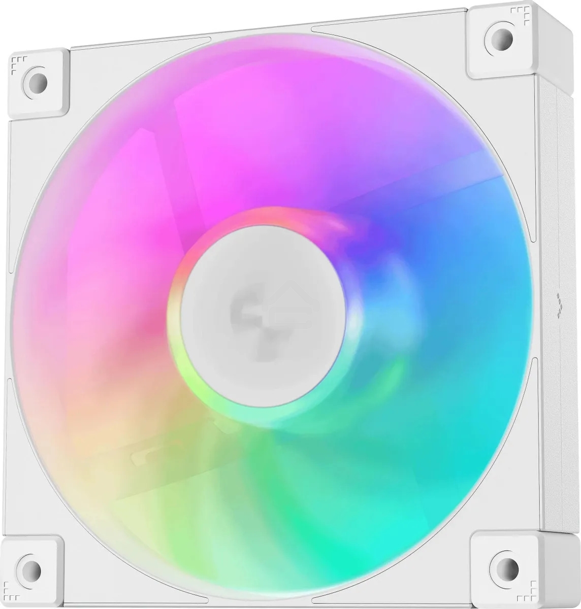 Вентилятор для корпуса DEEPCOOL FD12 белый, 120 мм, 2050 об/мин, 26.9 дБ, 4 pin