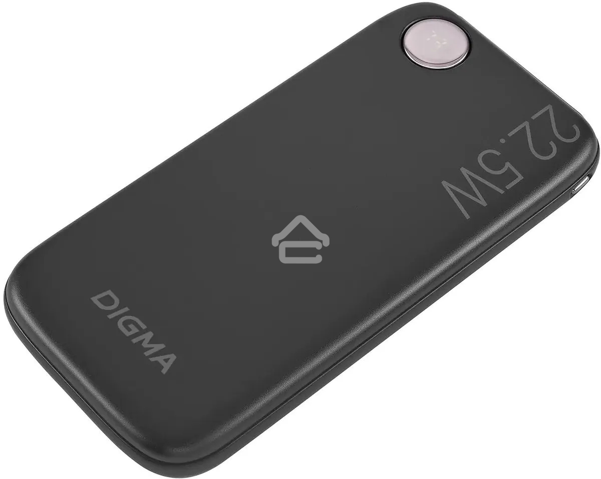 Портативный аккумулятор Digma DGPF10B 10000mAh QC3.0/PD3.0 22.5W 3A USB-A/USB-C черный