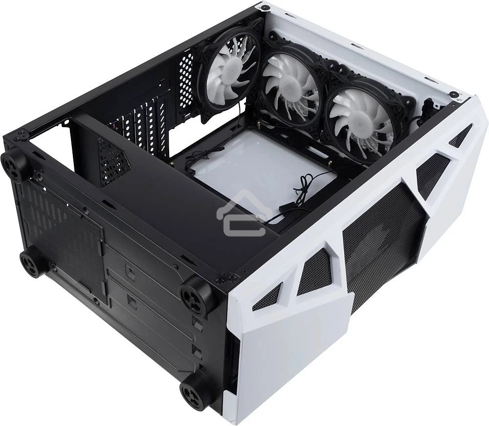 Компьютерный корпус AeroCool/Formula CL-3303W RGb белый без БП ATX 6x120мм 2xUSB 2.0 1xUSB 3.0 audio bott PSU