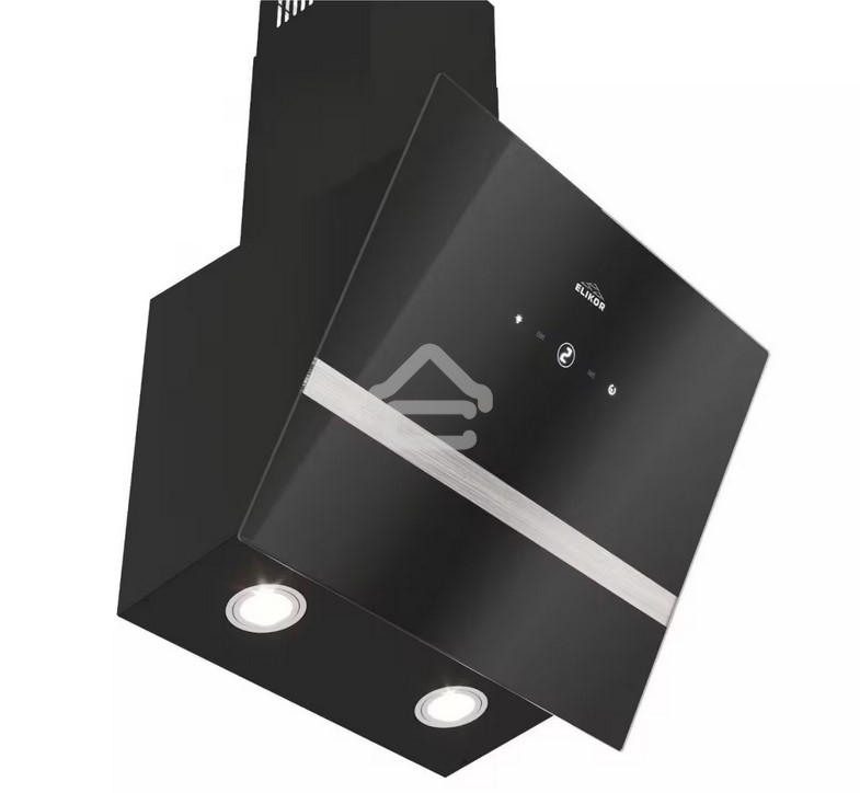 Вытяжка наклонная Elikor Rise BK 50 черный, 50 см, 750 куб. м/ч, 56 дБ