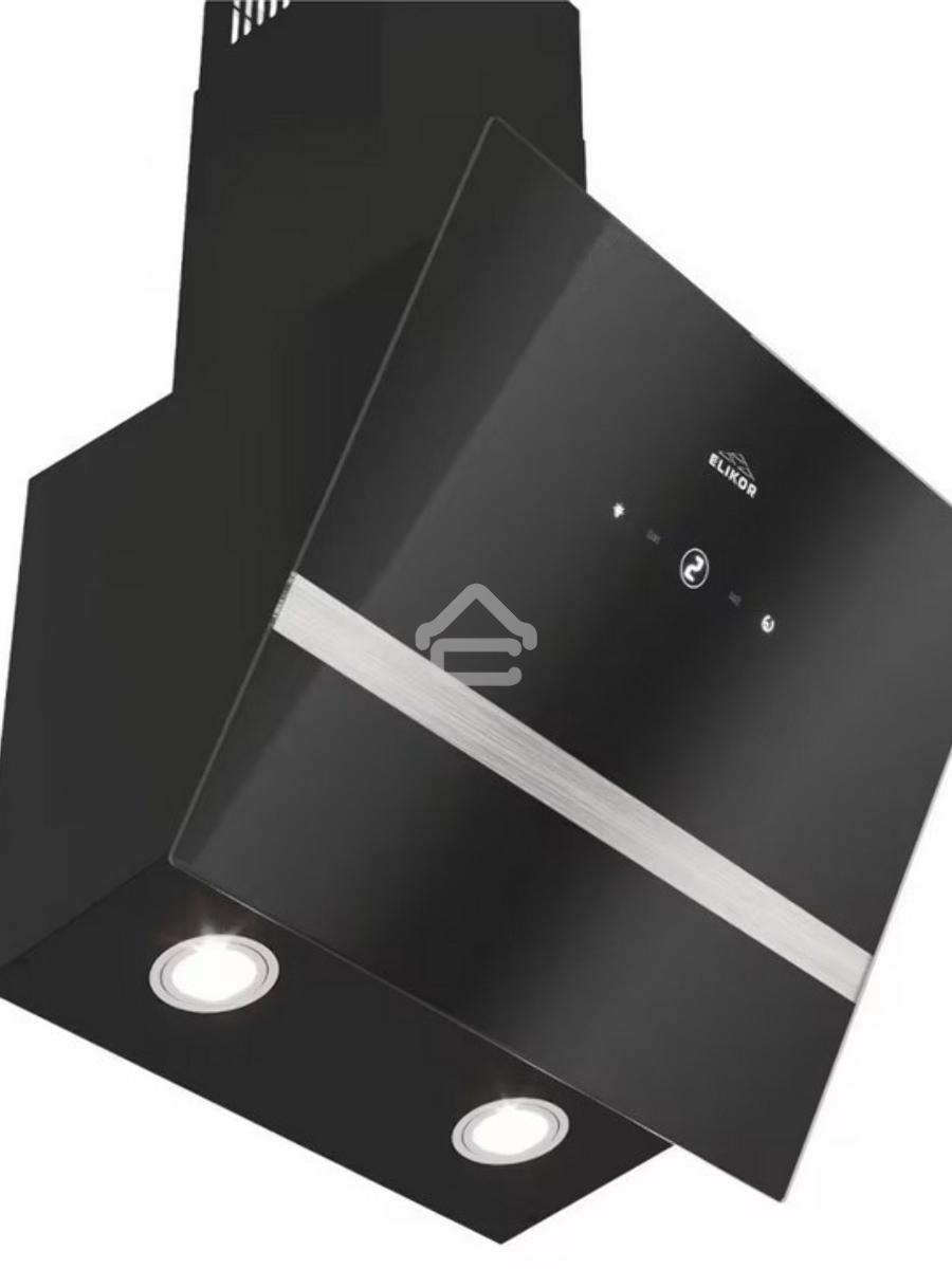 Вытяжка наклонная Elikor Rise BK 50 черный, 50 см, 750 куб. м/ч, 56 дБ