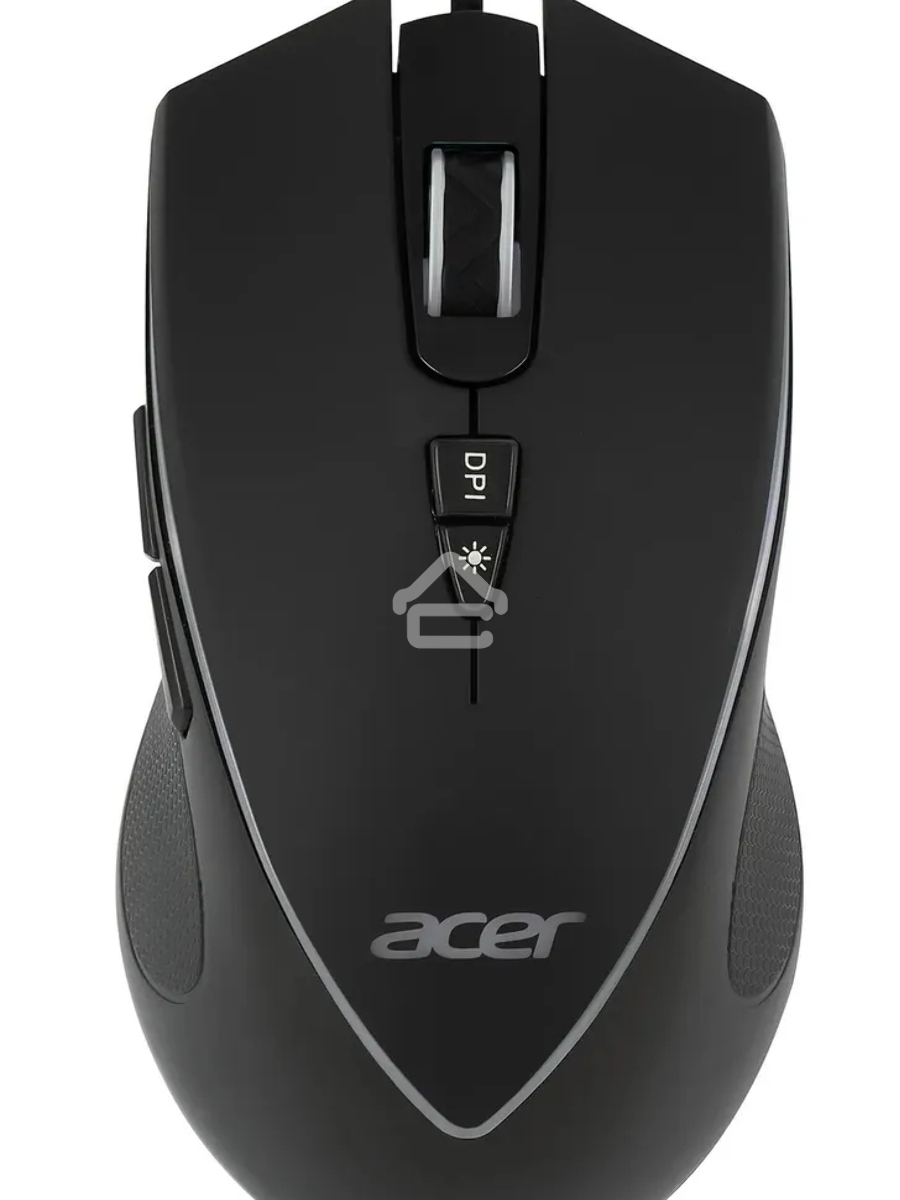 Мышь проводная Acer OMW131 черный, 6400 dpi, USB, кнопки - 7
