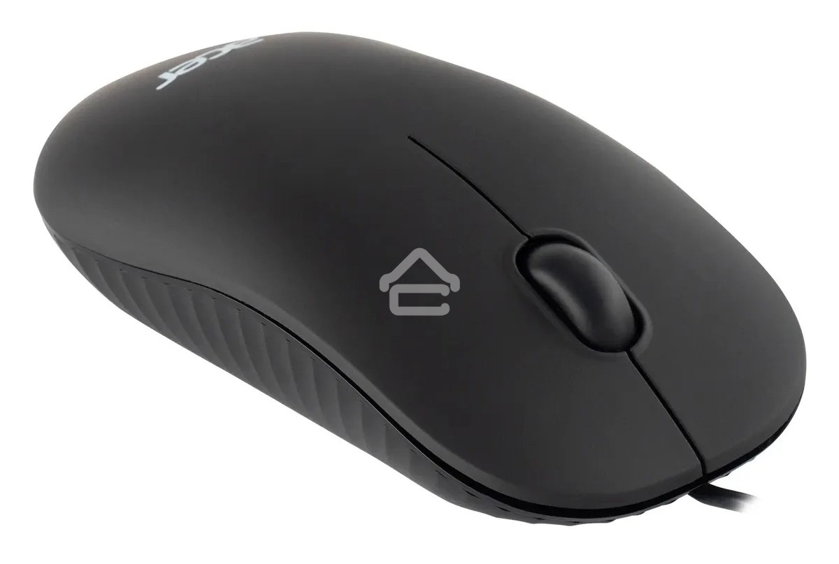 Мышь проводная Acer OMW122 черный, 1200 dpi, USB, кнопки - 3