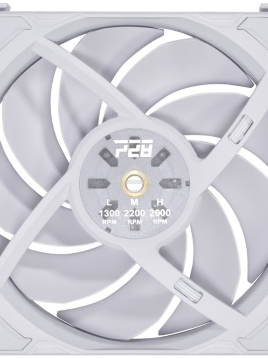 Вентилятор Lian-Li Uni Fan P28 G99.12P283W.00 белый 120мм 2600rpm 32.1dB  4-pin