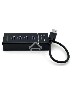 Разветвитель USB 3.0 BHP-P104 4порт. черный