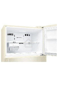 Холодильник LG GN-H702HEHL бежевый двухкамерный 376/155л морозилка сверху, Total No Frost