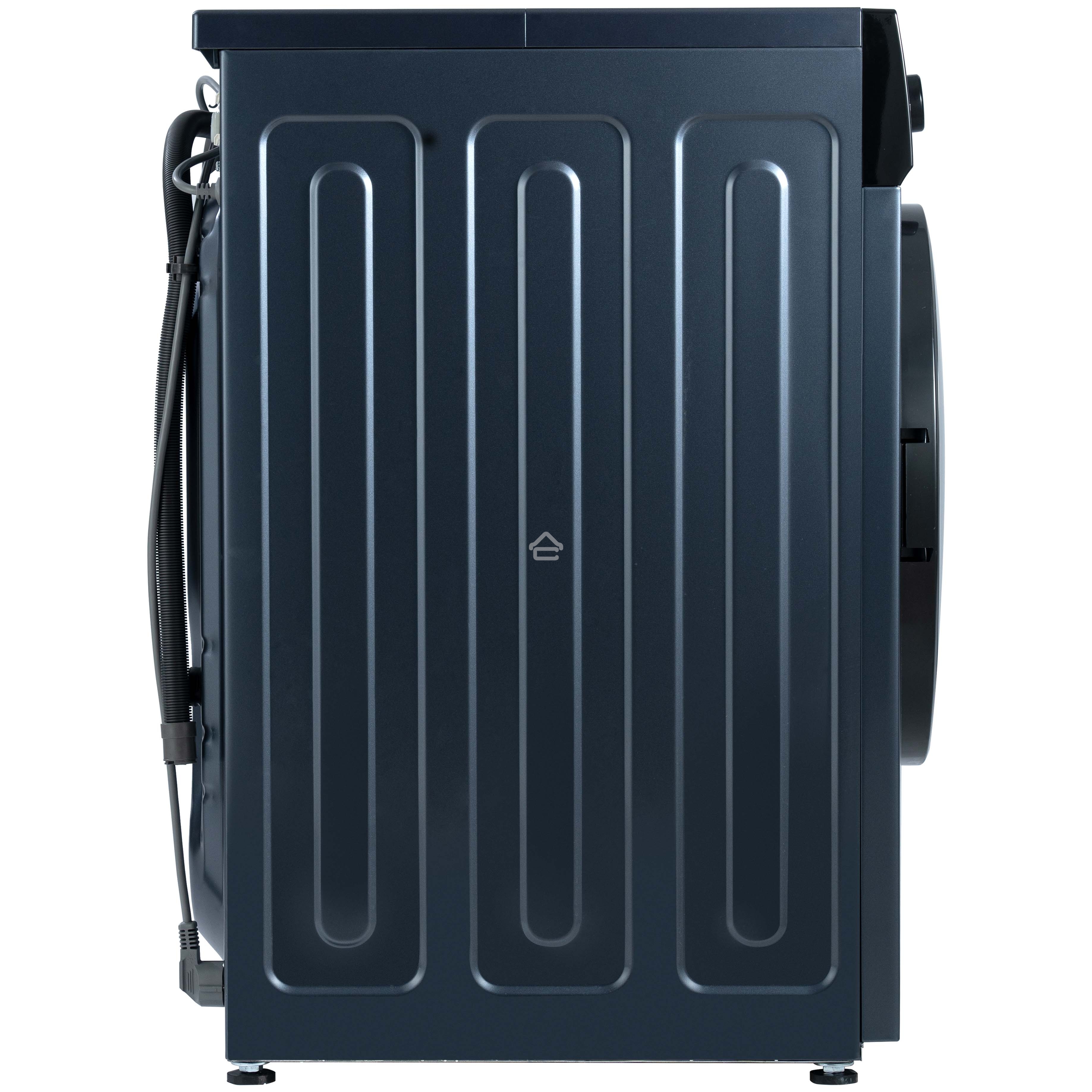 Стирально-сушильная машина Бирюса WMD-SM812/03 W перламутровый синий, загрузка фронтальная 8 кг, 1200 об/мин, класс: А+++