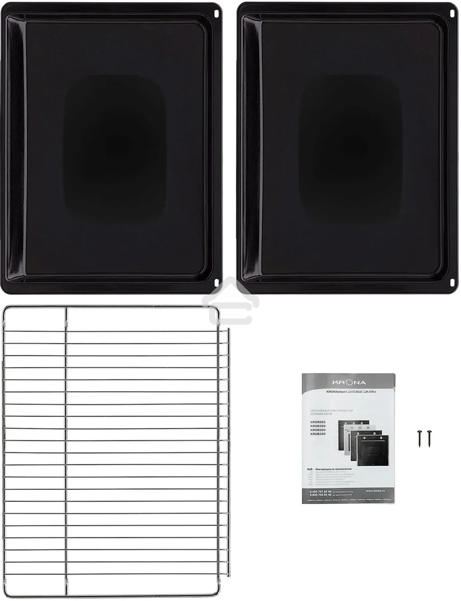 Духовой шкаф электрический встраиваемый Krona BIRNE 60 WH белый