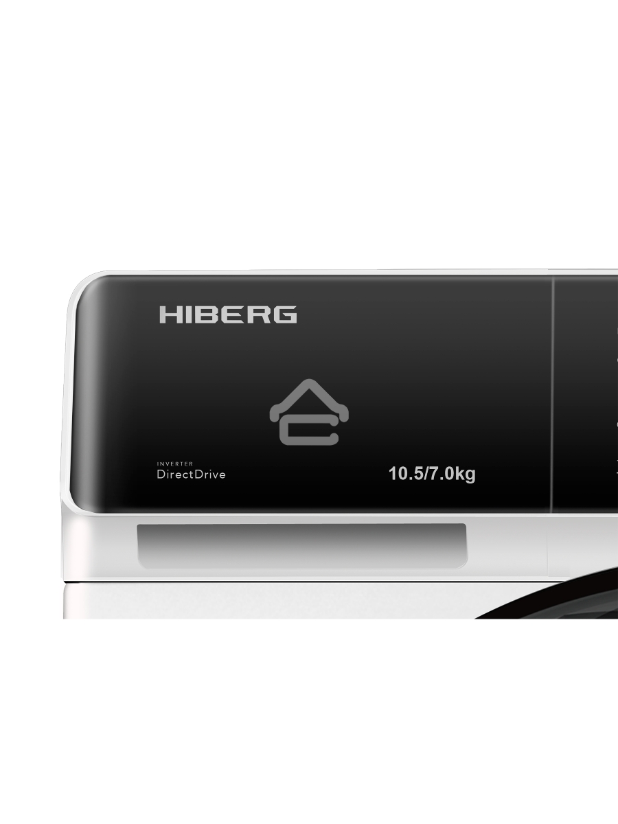 Стирально-сушильная машина HIBERG i-DDQ9-10714 W белый загр. фронтальная макс.: 10,5 кг 1400 об/мин класс: А+++