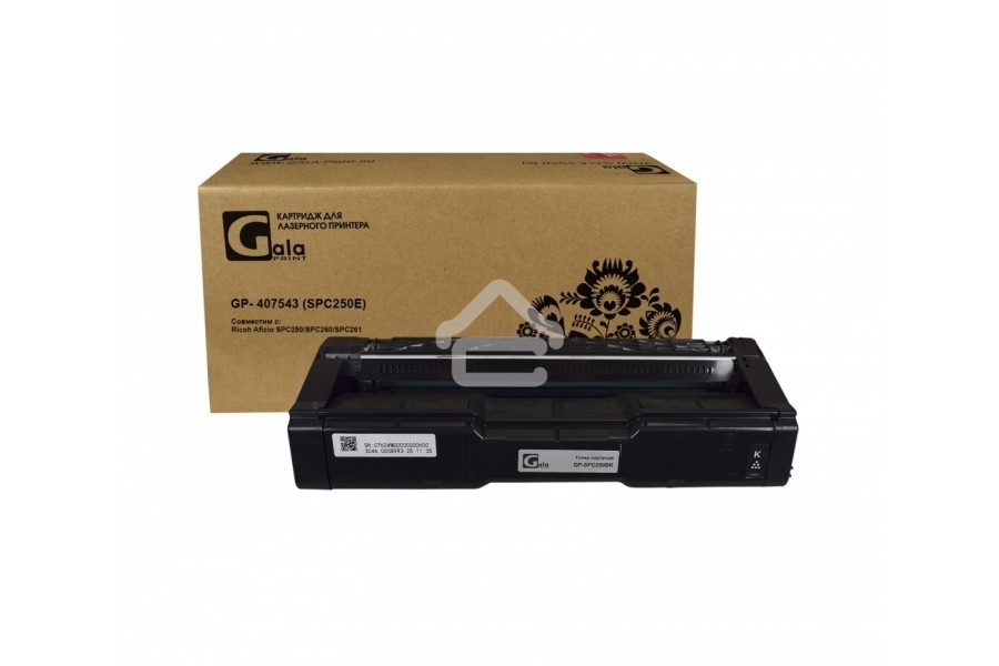 Картридж GalaPrint GP-407543 (SPC250E) черный (2000 стр) для Ricoh Aficio SPC250/SPC260/SPC261