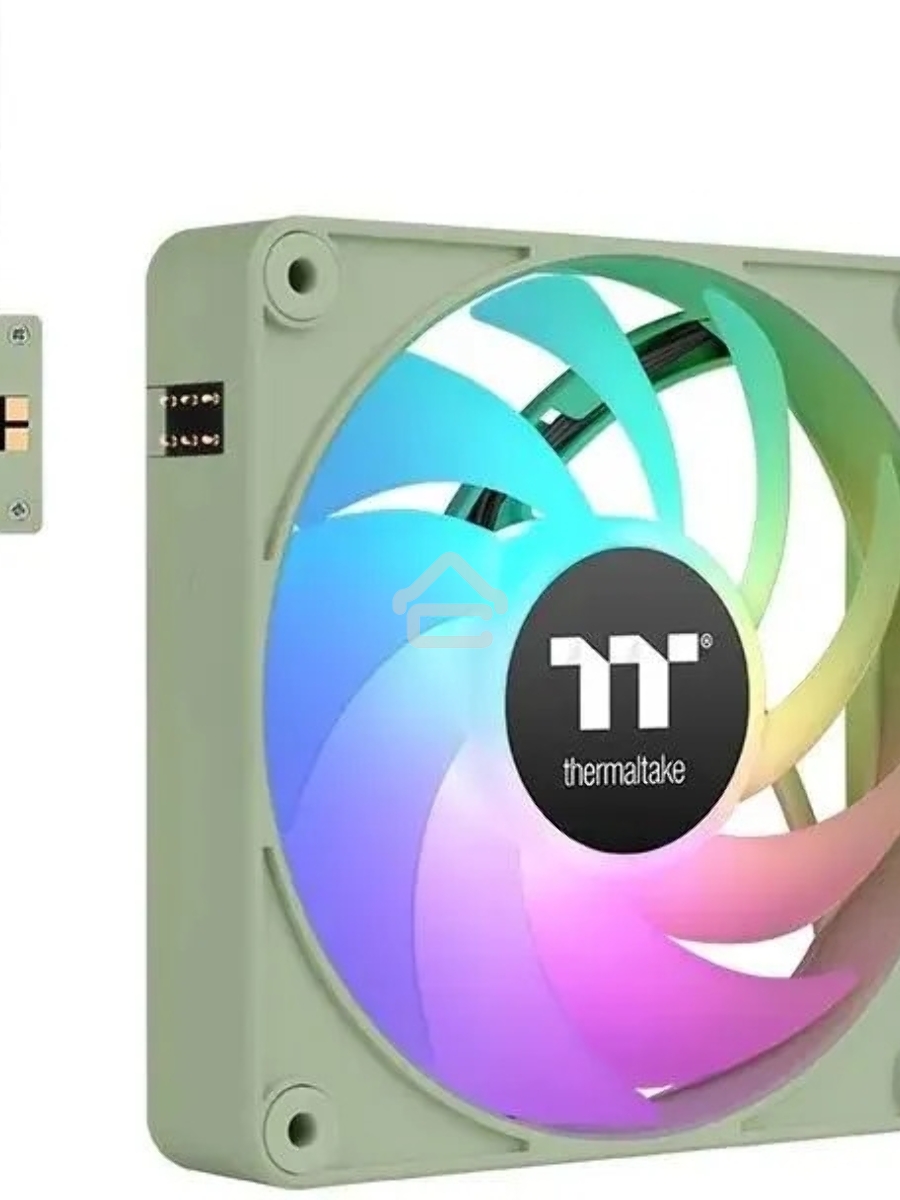 Комплект вентиляторов для корпуса Thermaltake CT120 EX ARGB Sync (3 шт.) зеленый, 120 мм, 2000 об/мин, 28.5 дБ, 4 pin