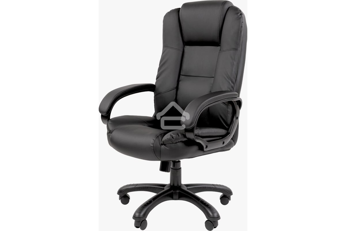 Кресло для руководителя Chairman 600 экопремиум, черный, Россия