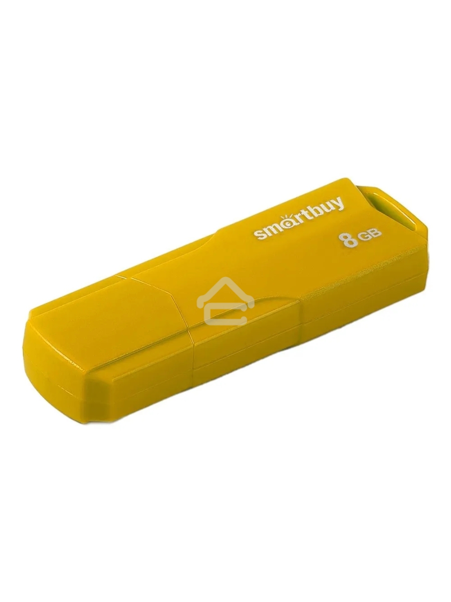 Флеш диск USB SmartBuy 8GB CLUE Yellow (SB8GBCLU-Y)
