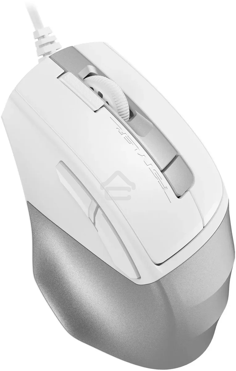 Мышь проводная A4Tech Fstyler FM45S Air белый/серебристый, 2400 dpi, USB, кнопки - 7