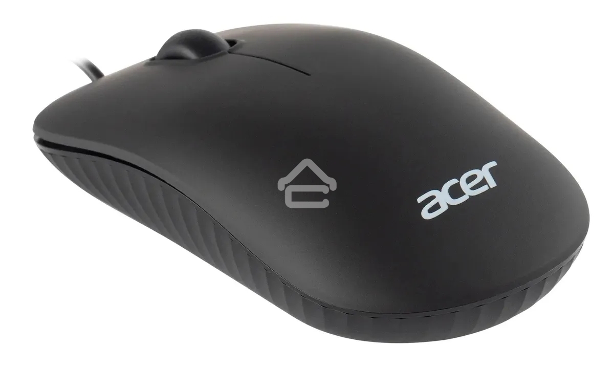 Мышь проводная Acer OMW122 черный, 1200 dpi, USB, кнопки - 3