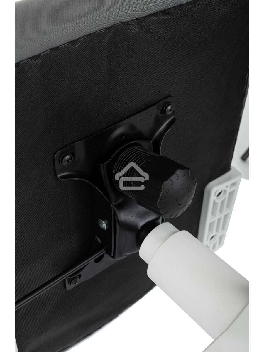 Кресло компьютерное Бюрократ ASTER NH-W TW-04 Neo Grey темно-серый, сетка/ткань, с подголов. крестов. пластик, пластик белый