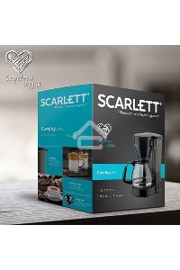 Кофеварка капельная Scarlett SC-CM33018 черный, исп. кофе - молотый, 0.75 л, 600 Вт.